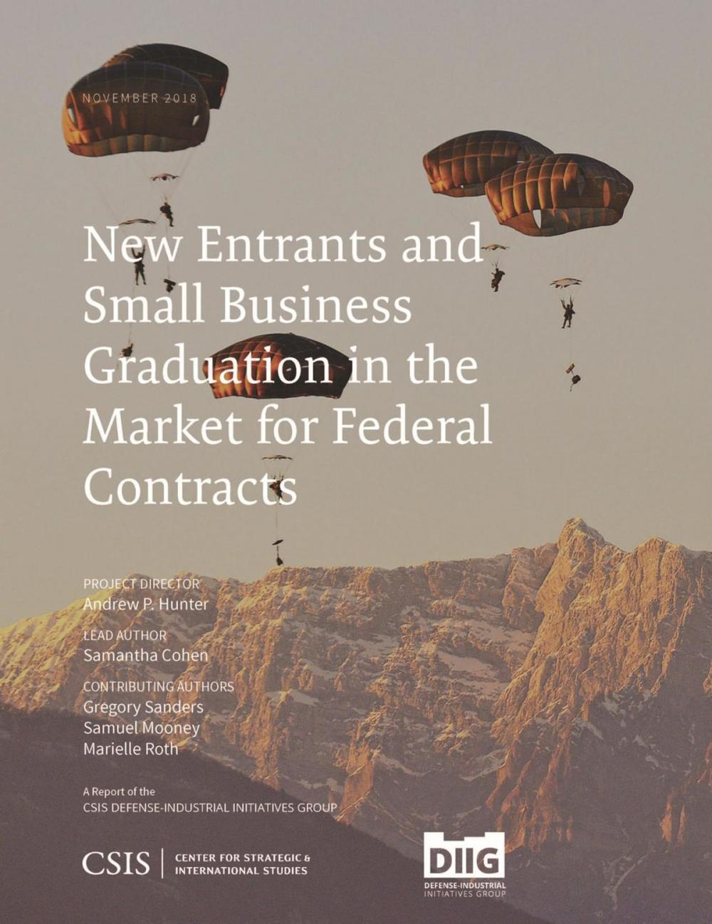 Big bigCover of New Entrants and Small Business Graduation in the Market for Federal Contracts