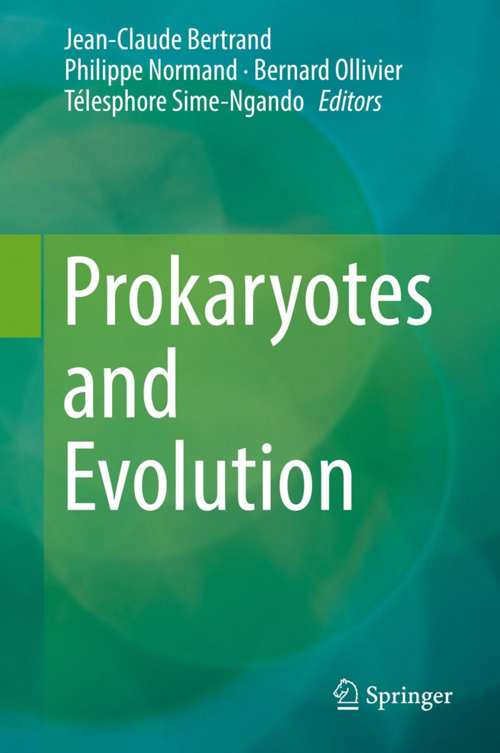 Big bigCover of Prokaryotes and Evolution