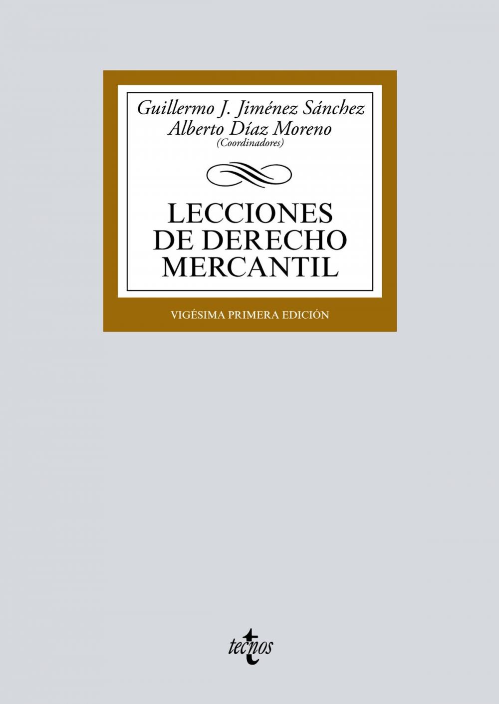 Big bigCover of Lecciones de Derecho Mercantil