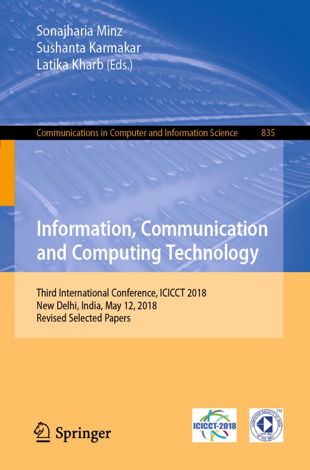 Big bigCover of Information, Communication and Computing Technology