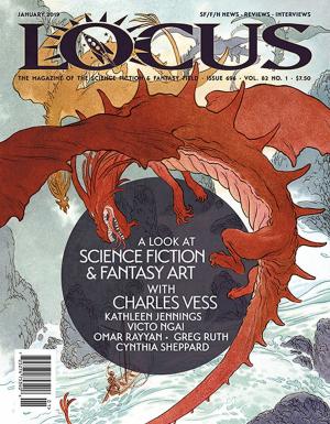 Book cover of Locus Magazine, Issue #696, January 2019