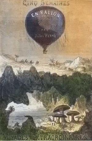 Cover of the book Cinq semaines en ballon by Alphonse de Lamartine
