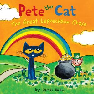 Book cover of Pete the Cat: The Great Leprechaun Chase
