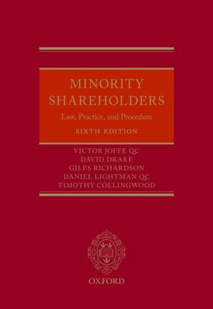 Cover of the book Minority Shareholders by Edward Rees QC, Richard Fisher QC, Richard Thomas