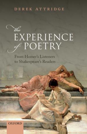 Cover of the book The Experience of Poetry by Gina Schouten