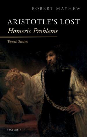 Book cover of Aristotle's Lost Homeric Problems