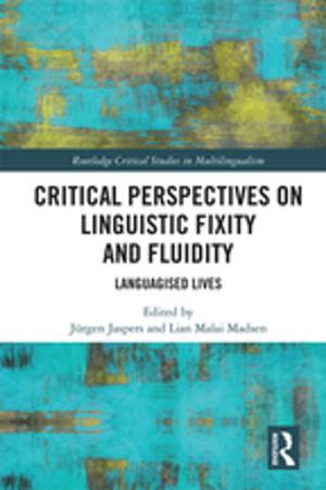 Cover of the book Critical Perspectives on Linguistic Fixity and Fluidity by Andrew Thomson