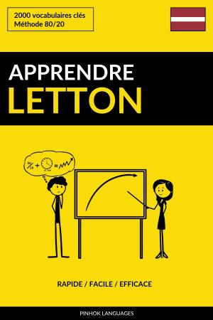 Cover of the book Apprendre le letton: Rapide / Facile / Efficace: 2000 vocabulaires clés by Pinhok Languages