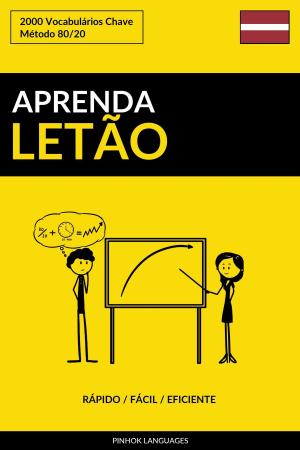Cover of the book Aprenda Letão: Rápido / Fácil / Eficiente: 2000 Vocabulários Chave by Pinhok Languages