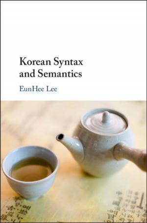 Cover of the book Korean Syntax and Semantics by Professor Kathryn C. Lavelle