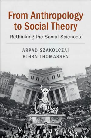 Cover of the book From Anthropology to Social Theory by 