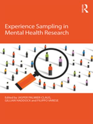 Cover of the book Experience Sampling in Mental Health Research by Tony Cole