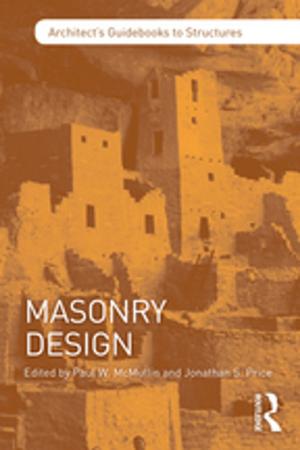 Cover of the book Masonry Design by Raffaele Piero Galli