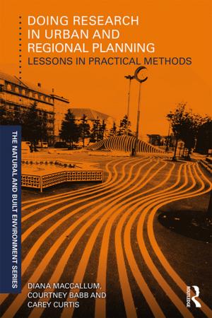 Cover of the book Doing Research in Urban and Regional Planning by Robert Mears, Eric Harrison