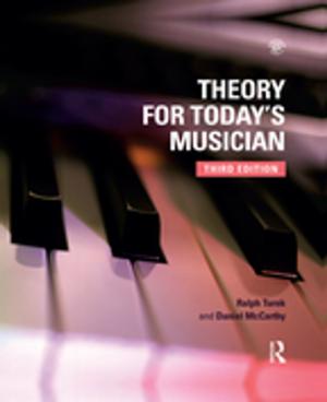 Cover of the book Theory for Today's Musician Textbook, Third Edition by Kenneth Hanf, Alf-Inge Jansen