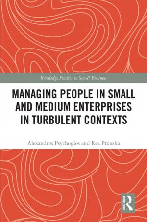 Book cover of Managing People in Small and Medium Enterprises in Turbulent Contexts