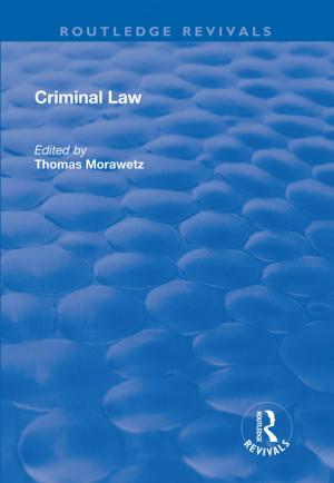 Cover of the book Criminal Law by Paul de Ruijter