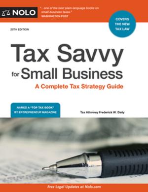 Book cover of Tax Savvy for Small Business