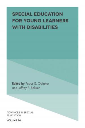 Cover of Special Education for Young Learners with Disabilities
