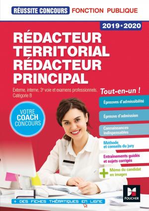 Cover of the book Réussite Concours - Rédacteur territorial/Rédacteur principal - 2019-2020 - Préparation complète by Jacques Chambon, Alain Burlaud, Gilles Boisson