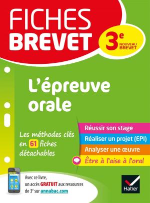 Cover of the book Fiches brevet L'épreuve orale by Nathalie Benguigui, Patrice Brossard, Jacques Royer