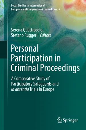 Cover of the book Personal Participation in Criminal Proceedings by Erik Cuevas, Valentín Osuna, Diego Oliva