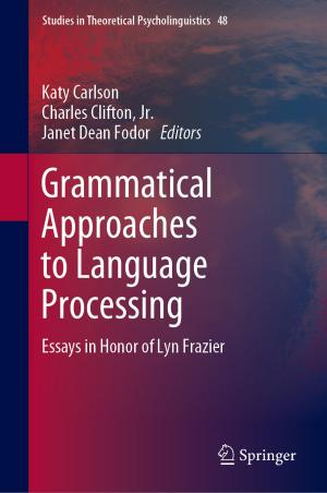 Cover of the book Grammatical Approaches to Language Processing by Vivienne Zhang