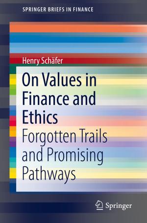 Cover of the book On Values in Finance and Ethics by 