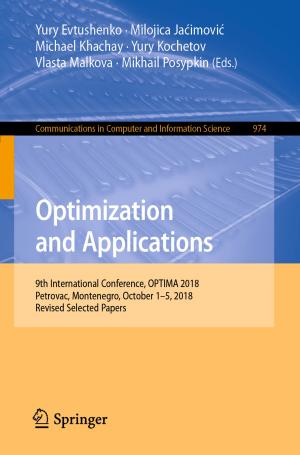 Cover of the book Optimization and Applications by Gennady L. Gutsev, Kalayu G. Belay, Lavrenty G. Gutsev, Charles A. Weatherford