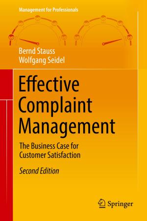 Cover of the book Effective Complaint Management by Cecilia Rossignoli, Francesca Ricciardi