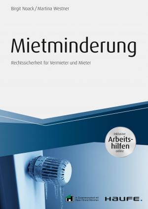 Cover of the book Mietminderung - inkl. Arbeitshilfen online by Constanze Elter
