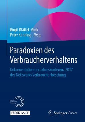 Cover of the book Paradoxien des Verbraucherverhaltens by Ina Schmied-Knittel, Michael Schetsche