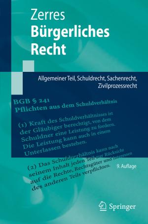 Cover of the book Bürgerliches Recht by Giancarlo d’Adamo, Raffaele Parrella Vitale, Thomas Tiefenbrunner, Fabrizio de Francesco, Felicia Orlando