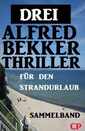 Book cover of Sammelband für den Strandurlaub: Drei Alfred Bekker Thriller