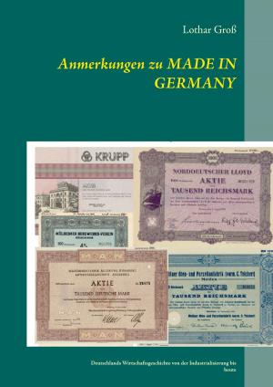 Cover of the book Anmerkungen zu Made in Germany by Thorsten Schüler, Peter Riemann