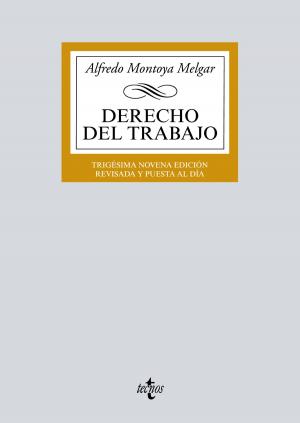 Cover of the book Derecho del Trabajo by Rosa María González de Patto, Antonio M. Lozano Martín, Guillermo Orozco Pardo, José Luis Monereo Pérez, y otros