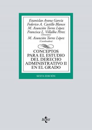 Cover of the book Conceptos para el estudio del Derecho administrativo II en el grado by Francisco Alemán Páez, Mª José Rodríguez Crespo