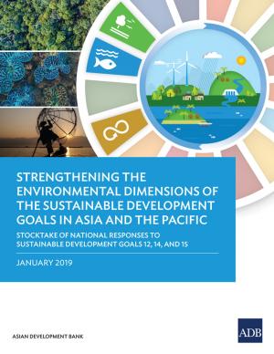 Book cover of Strengthening the Environmental Dimensions of the Sustainable Development Goals in Asia and the Pacific