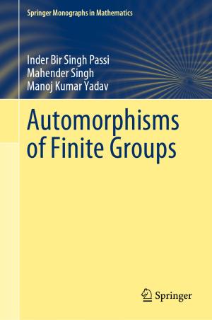 Book cover of Automorphisms of Finite Groups