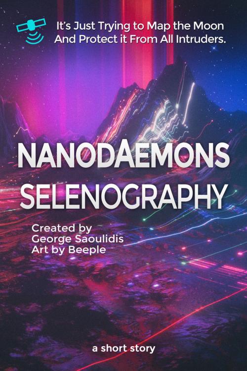 Cover of the book Nanodaemons by George Saoulidis, Mythography Studios