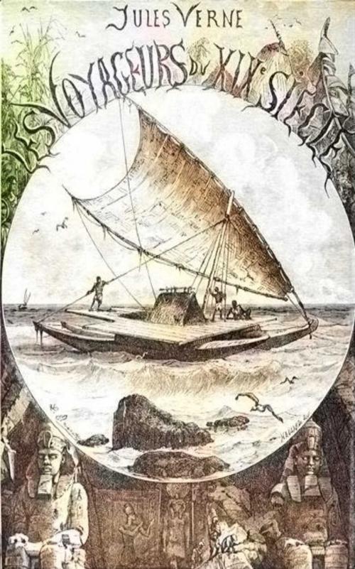 Cover of the book Les voyageurs du XIXe siècle by Jules Verne, Léon Benett, J. Hetzel (Paris) 1880