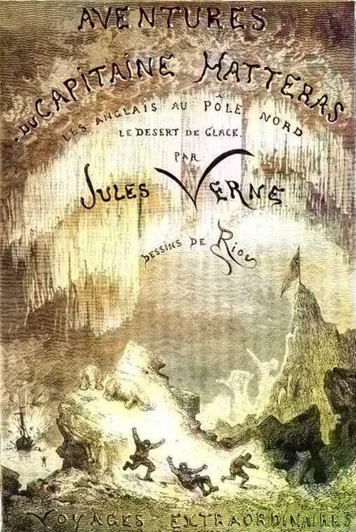 Cover of the book Voyages et Aventures du Capitaine Hatteras by Jules Verne, Paris, 1866