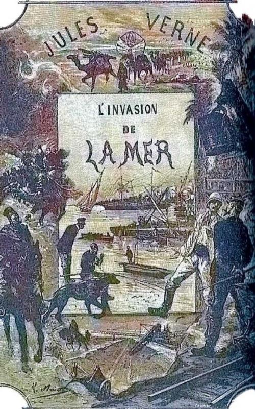 Cover of the book L’Invasion de la mer by Jules Verne, Léon Benett, Paris : Collection Hetzel, 1905