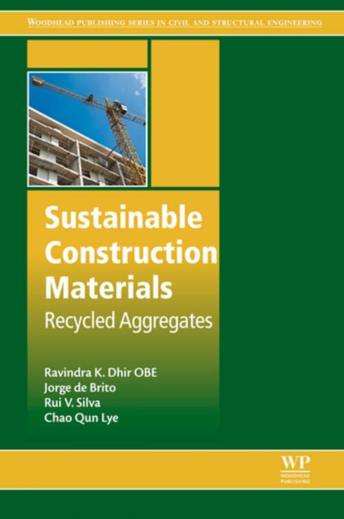 Cover of the book Sustainable Construction Materials by Ravindra K. Dhir OBE, Jorge de Brito, Rui V. Silva, Chao Qun Lye, Elsevier Science