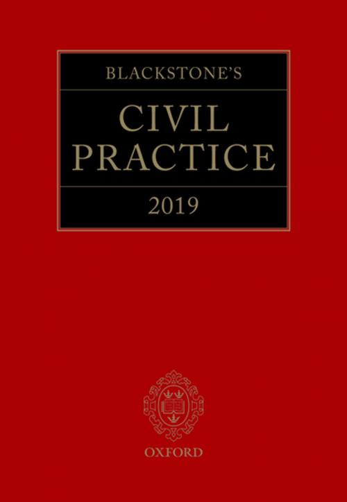 Cover of the book Blackstone's Civil Practice 2019 by , OUP Oxford