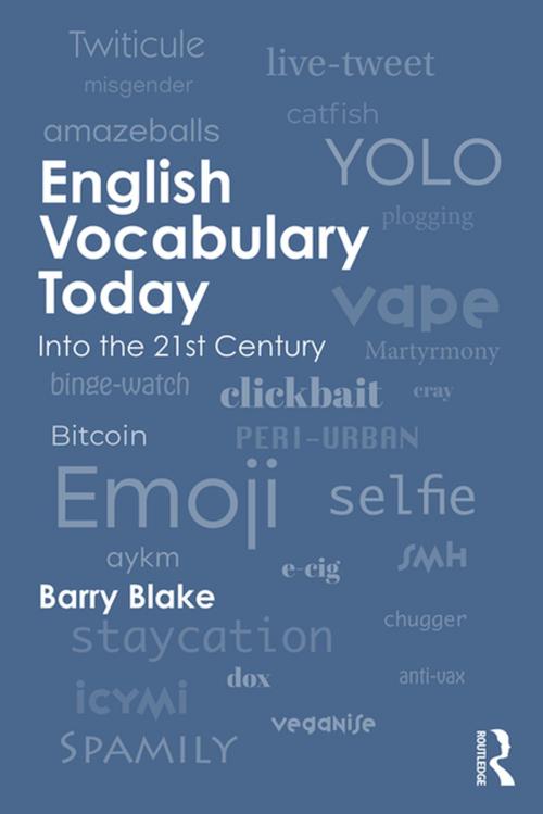 Cover of the book English Vocabulary Today by Barry J. Blake, Taylor and Francis