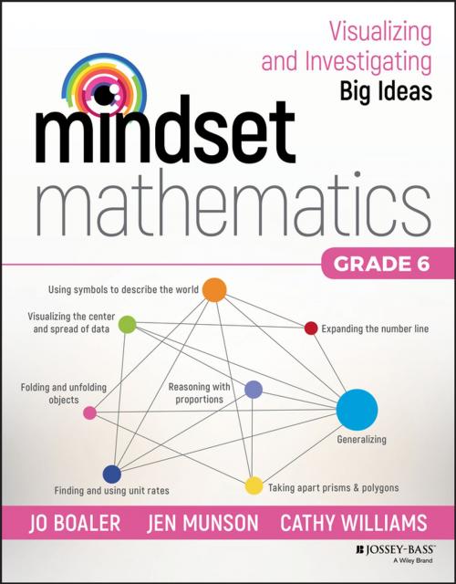 Cover of the book Mindset Mathematics: Visualizing and Investigating Big Ideas, Grade 6 by Jo Boaler, Jen Munson, Cathy Williams, Wiley