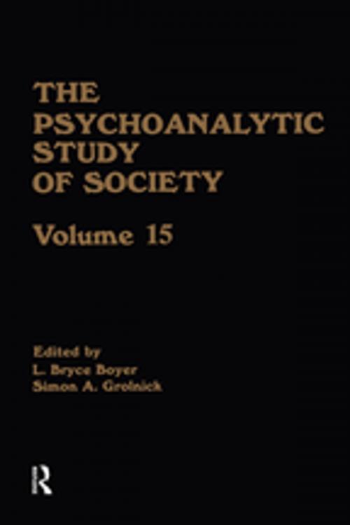 Cover of the book The Psychoanalytic Study of Society, V. 15 by , Taylor and Francis