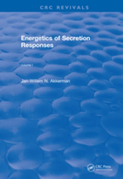 Cover of the book Energetics of Secretion Responses by J.W.N. Akkerman, CRC Press