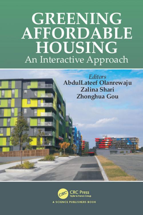 Cover of the book Greening Affordable Housing by , CRC Press